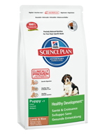 Сухой корм для щенков всех пород/ Ягненок, рис. Hill's™ Science Plan™ Puppy Healthy Development™ Lamb & Rice