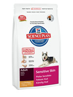 Сухой корм для собак с чувствительной кожей/ Курица. Hill's™ Science Plan™ Canine Adult Sensitive Skin with Chicken
