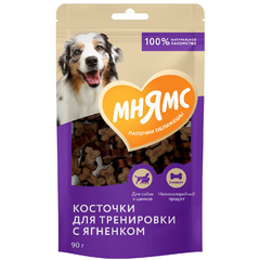Мнямс тренировочное лакомство д/собак Косточки с ягненком 90г