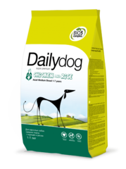 Dailydog ADULT для взрослых собак средних пород с курицей и рисом