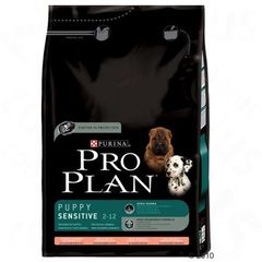 Сухой корм для щенков с чувствительной кожей/ Лосось. Pro Plan Puppy Sensitive