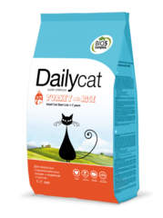 DailyCat ADULT Steri Lite для стерилизованных кошек с индейкой и рисом