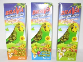 Зерновые палочки для волнистых попугаев Brava
