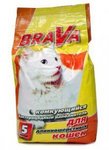 Комкующийся бактерицидный наполнитель для кошачьего туалета BRAVA