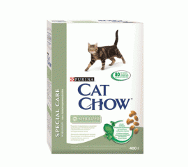 Cat Chow Sterilised корм для кастрированных котов и стерилизованных кошек