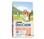 Dog Chow Sensitive корм для собак с чувствительным пищеварением Лосось/Рис