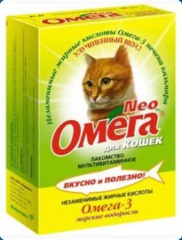 Витамины для кошек Омегa NEO (морские водоросли)